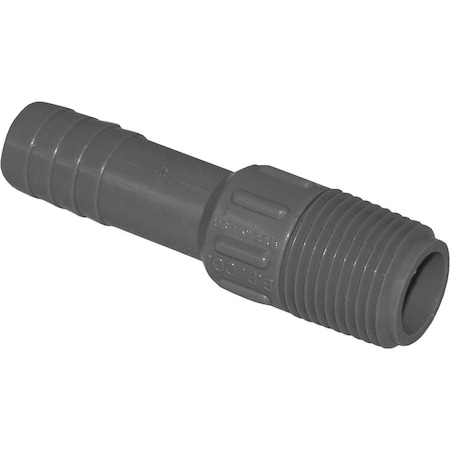 Boshart 1/2 In. MPT x 1/2 In. Insert Polypropylene Hose Adapter UPPA-05